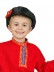 Детская косоворотка для мальчика льняная красная на возраст 7-12 лет
